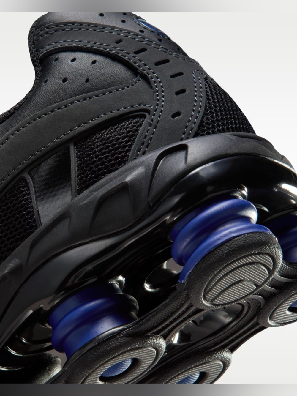 Nike Shox 🔥 Ride 2 Black Metallic Silver Deep Royal Blue IM5999-010 Size 10.5 - Picture 5 of 10